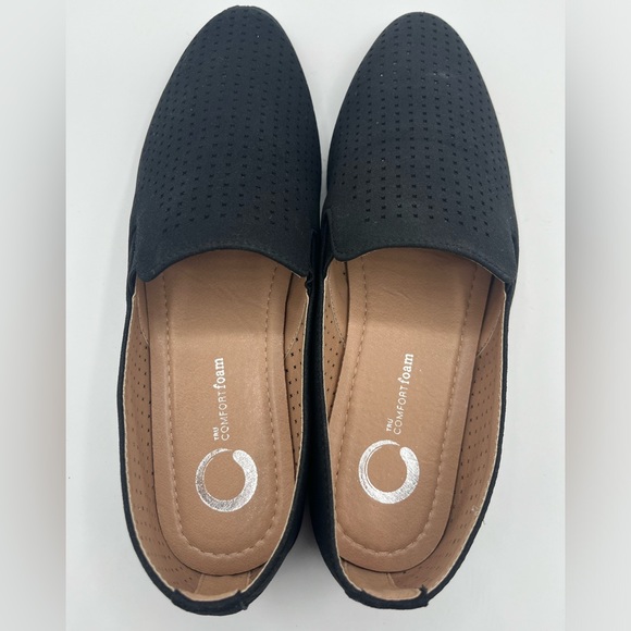 Journee Collection Womens Lucie Tru Comfort Foam Slip On Almond Toe Loafer Flats - Picture 7 of 7